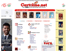 Tablet Screenshot of en.cartoline.net